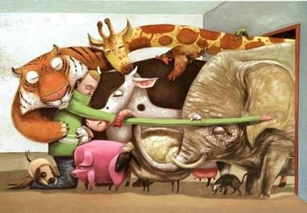 Group Animal Hug